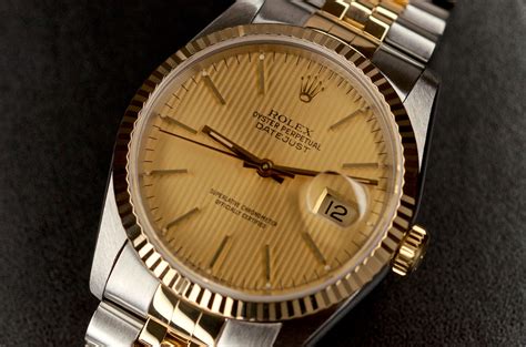 datejust rolex with tapestry dial